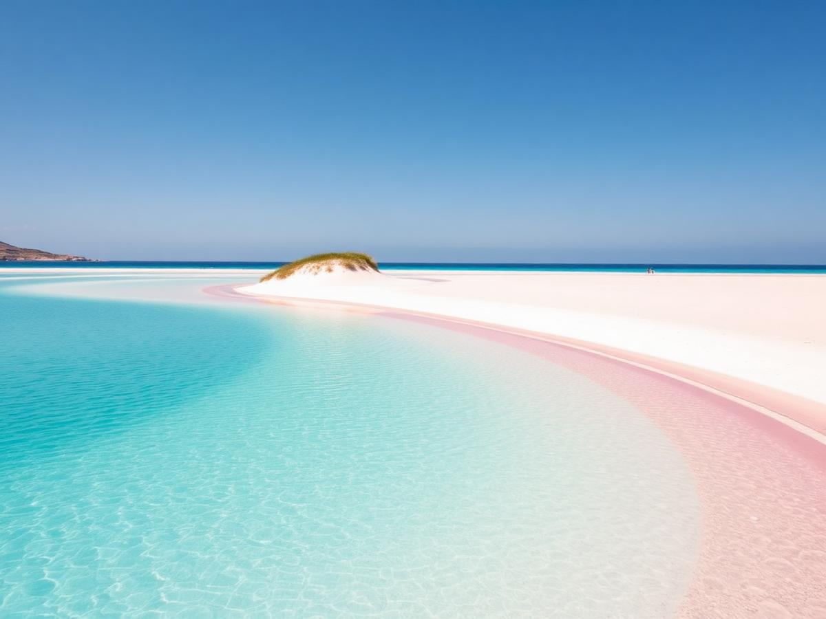 Elafonissi pink beach